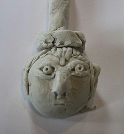 Clay figure Copy of church effigy