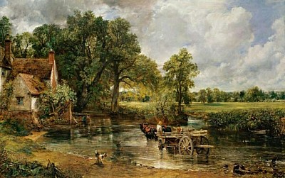 The infamous Haywain by John Constable RA.