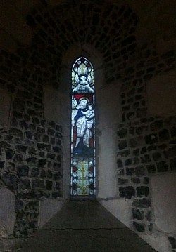 Slit Stained Glass Window St James.